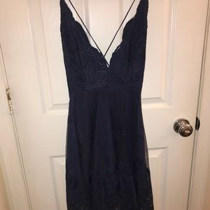Navy lace Hello Molly dress